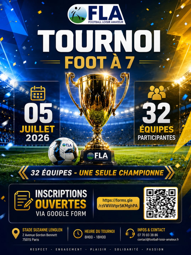 TOURNOI FLA FOOT À 7 • 05/07/2026