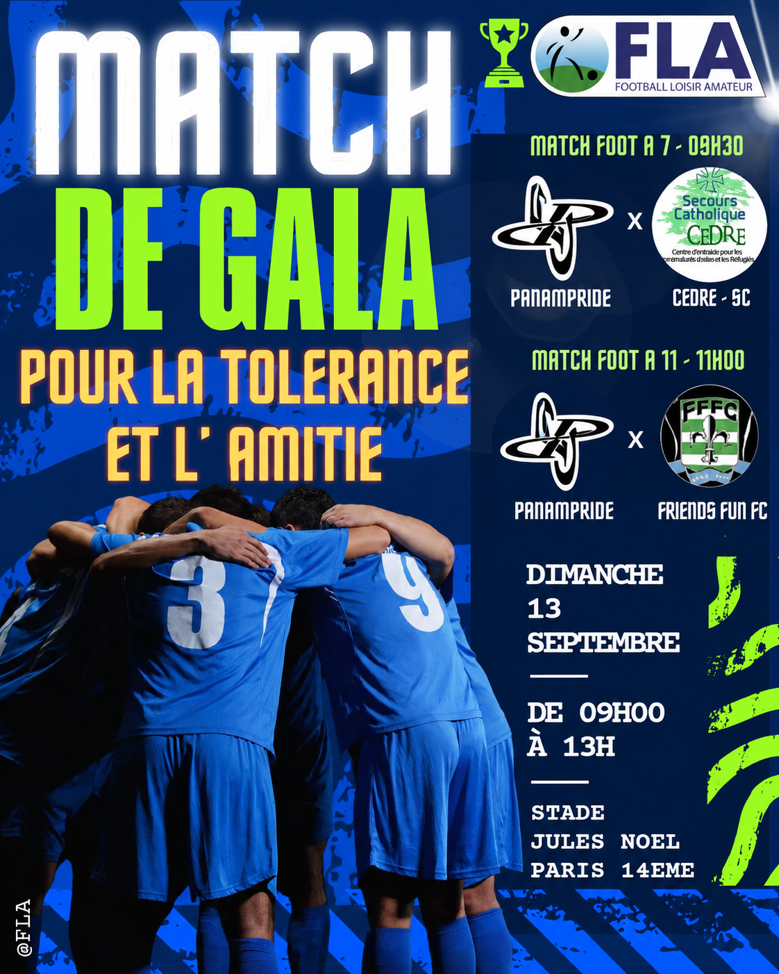 MATCH DE GALA - Dimanche 13/09/26